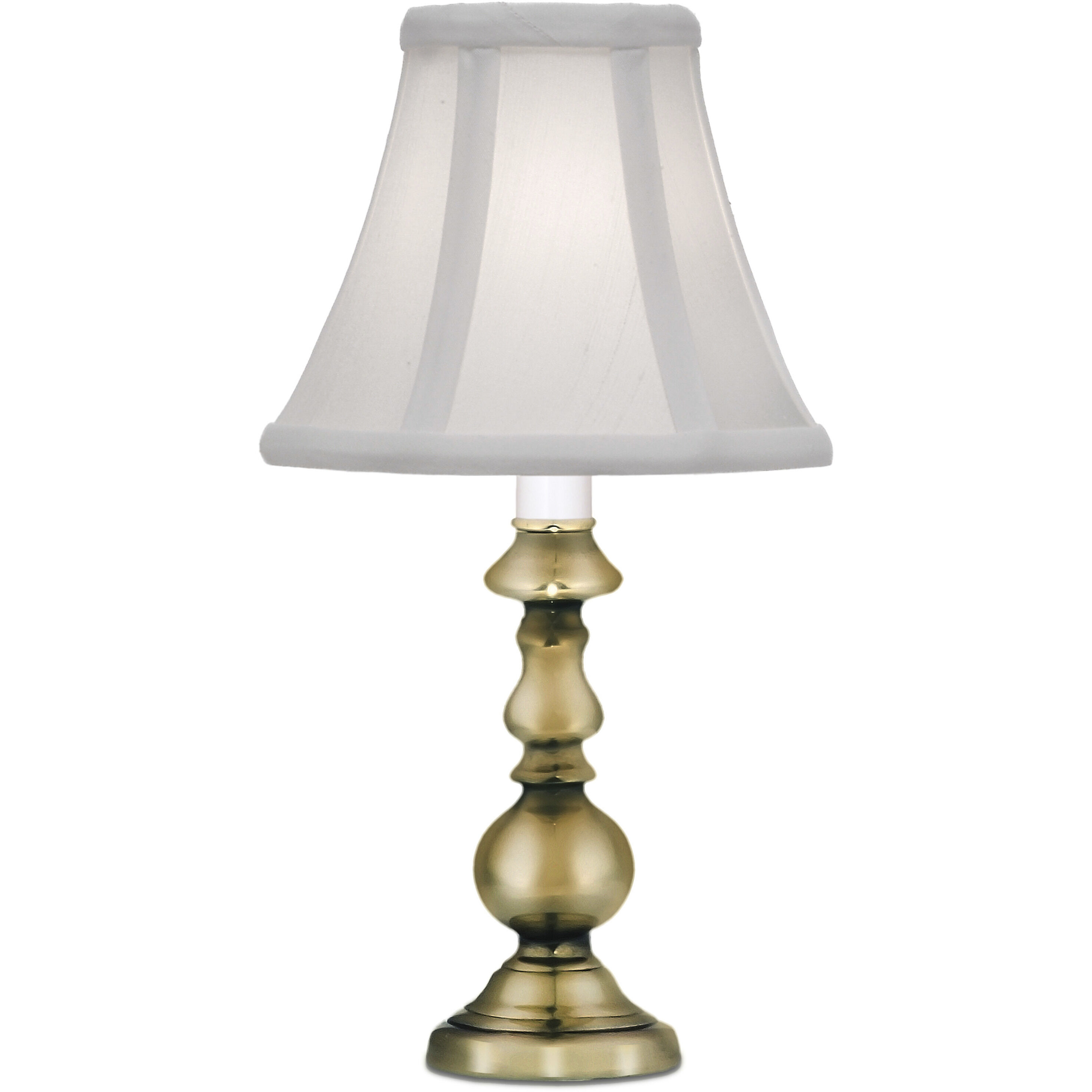 Ellie 11.5 inch 40.00 watt Burnished Brass Candle Lamp Portable Light